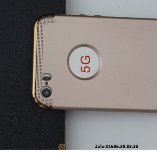 ốp 3 mảnh silicon dẻo Ip5/5s (vàng)