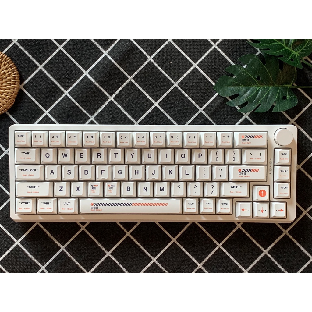 Keycaps PBT Machine Cherry Profile 125 nút dành cho phím cơ