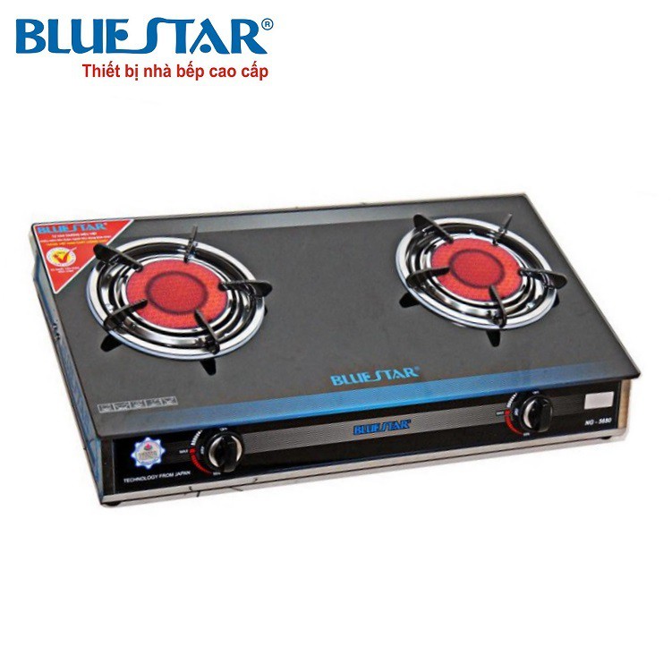 Bếp gas hồng ngoại Bluestar NG-5680C, Đánh lửa IC 2 vòng lửa