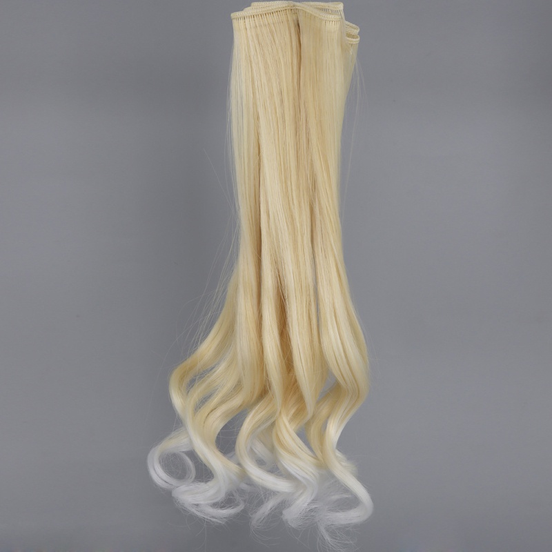 Bộ Tóc Giả 25CM Uốn Xoăn Thời Trang Cho Búp Bê