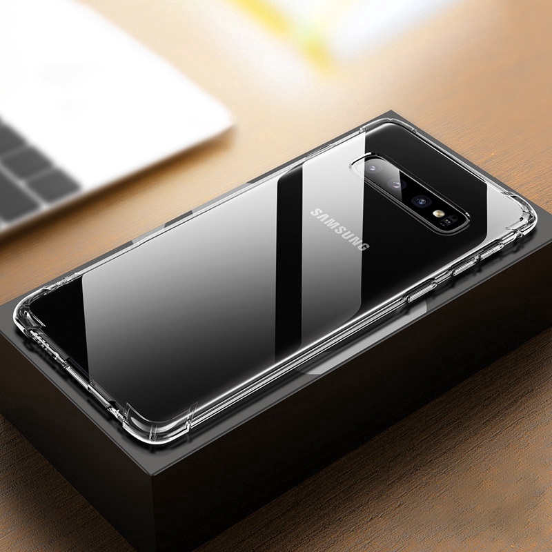 Ốp lưng điện thoại bằng TPU mềm chống sốc dành cho Samsung S10 Plus S10e S10+