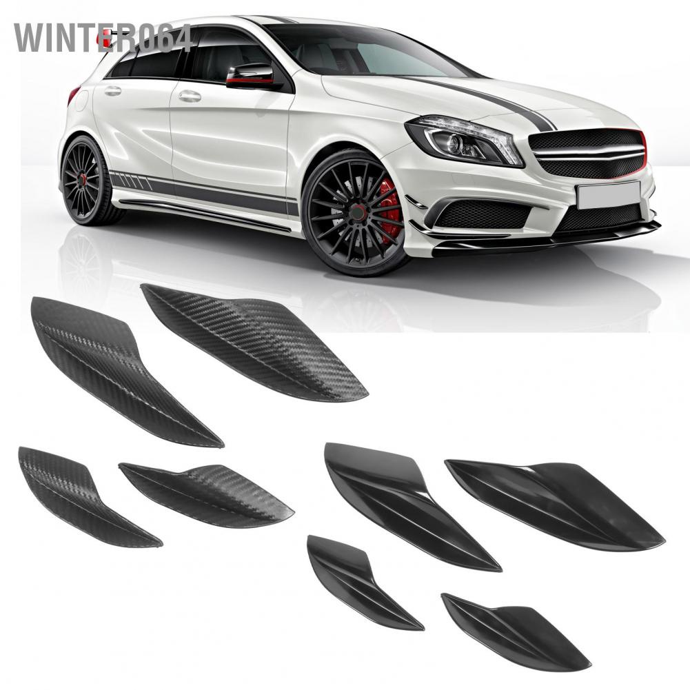 Bộ phận cản phía trước Xe hơi bên chia gió Canards Lip Spoiler Thay thế cho Mitsubishi Winter064