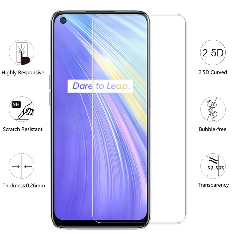 Kính cường lực trong suốt Cho Realme 9 8 5G 8i 7 7i 6 6i 5 5i 3Pro C35 C2 C3 C11 2021 C12 C15 C17 C21 C21Y C25 C25S C25Y XT Narzo 20 30A 50A Prime 50A Prime 50A