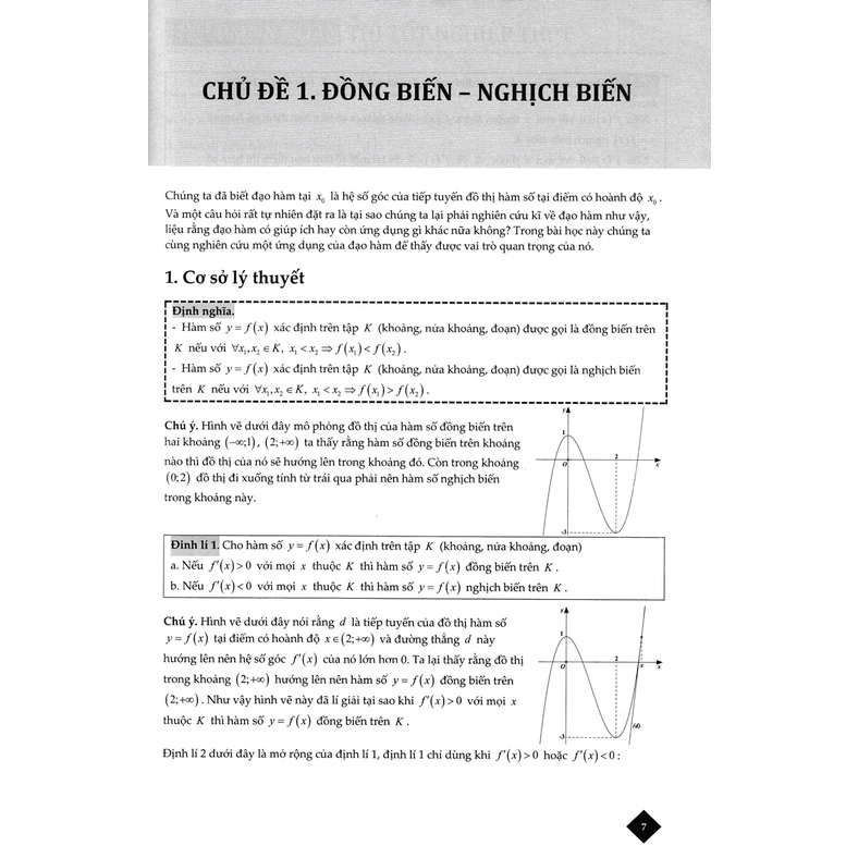 Sách - Top 1 THPT Hàm Số Và Ứng Dụng Của Đạo Hàm - TCD
