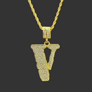 Vòng cổ mạ vàng 14k phong cách hip hop