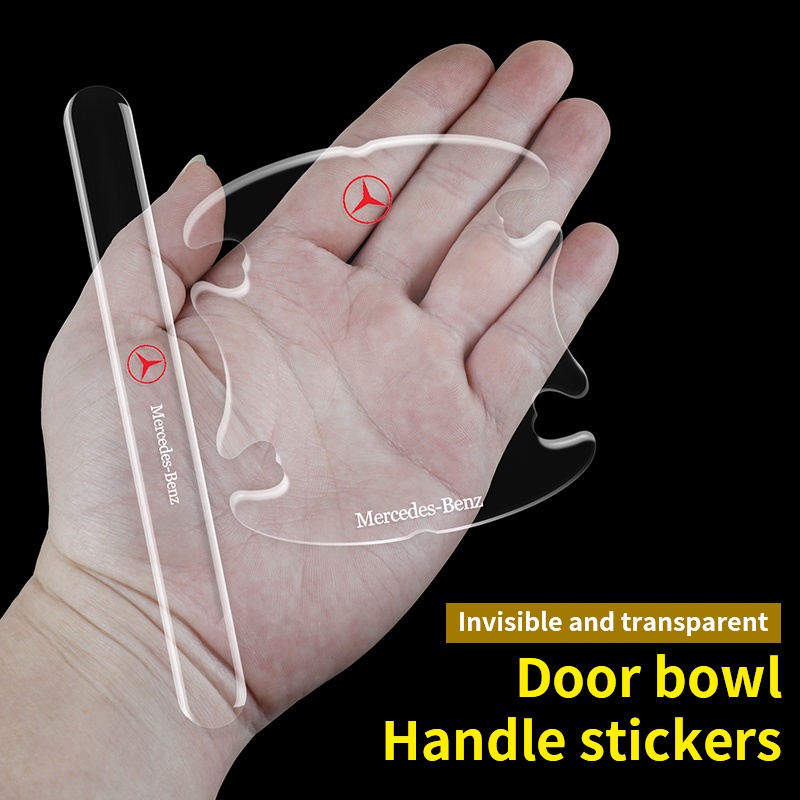 Phù Hợp Phim Dán Tay Nắm Cửa Xe Hơi Chống Trầy Cho Mercedes-Benz GLC260 E300L C200A E300L C200A