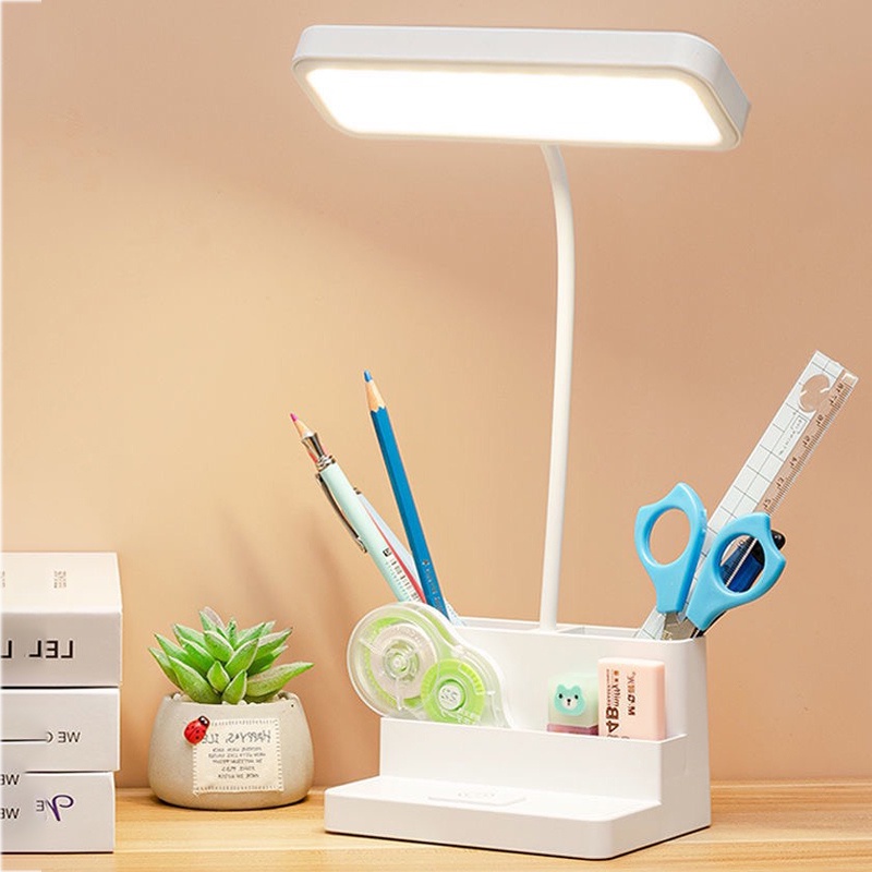 Đèn Học Để Bàn Chống Cận Đèn Bàn Học Đọc Sách Làm Việc 3 Chế Độ Sáng Nhỏ Gọn Tích Điện Siêu Sáng Rọi Ray Asaki