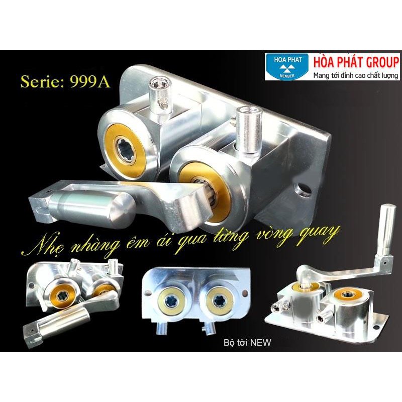 Bộ tời giàn phơi thông minh Hòa Phát 999A  + Đúc Inox 304 sáng bóng + Không bị rỉ sét