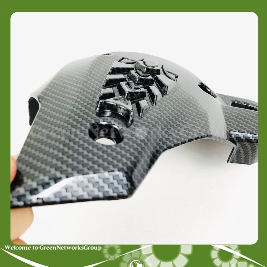 Chụp ốp lốc máy trước xe Air Blade 2020 mạ carbon Greennetworks
