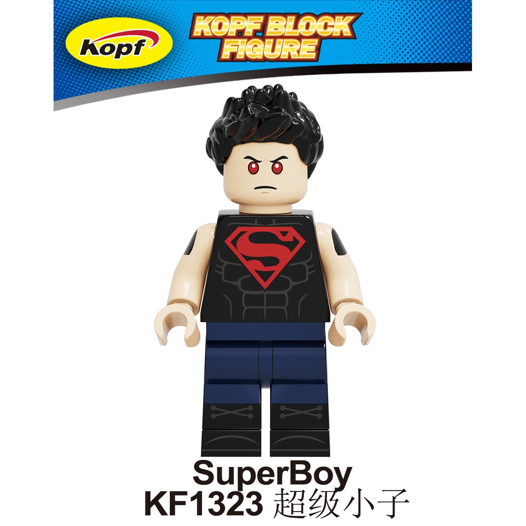 Minifigures Marvel DC Các Mẫu Nhân Vật Super Boy Robin Dove Hawk Raven Mẫu Mới Ra KF6114