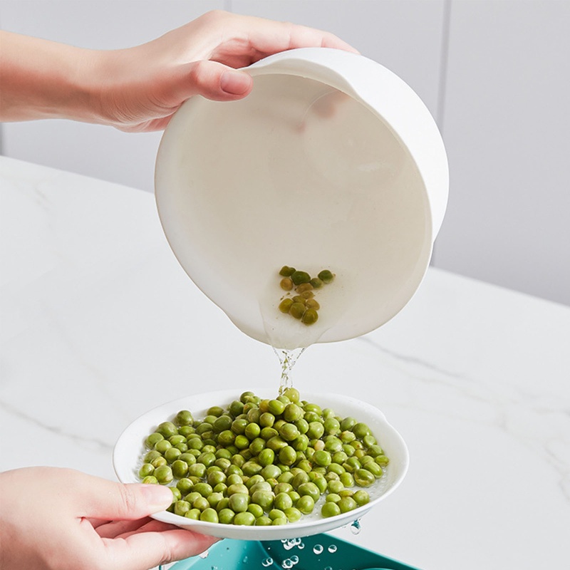 Rổ Rửa Rau Củ Quả Bằng Nhựa Tiện Dụng Cho Nhà Bếp