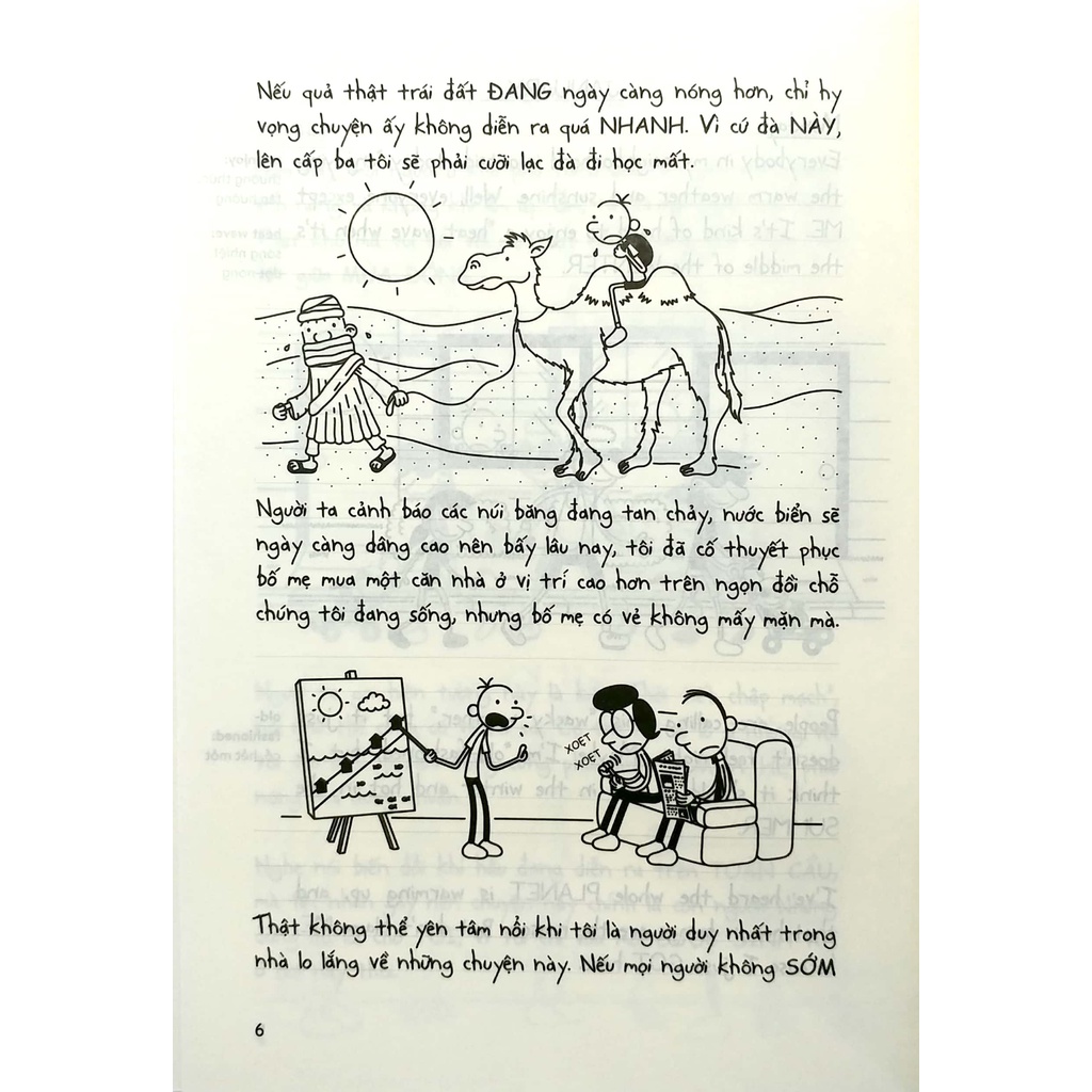 Sách Song Ngữ Việt - Anh - Diary Of A Wimpy Kid - Nhật Ký Chú Bé Nhút Nhát - Tập 13: Đại Chiến Trên Tuyết - The Meltdown