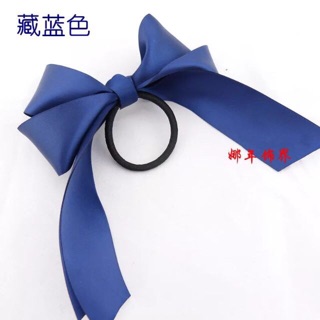 B30 Buộc tóc  nơ ruy băng lớn thủ công cao cấp