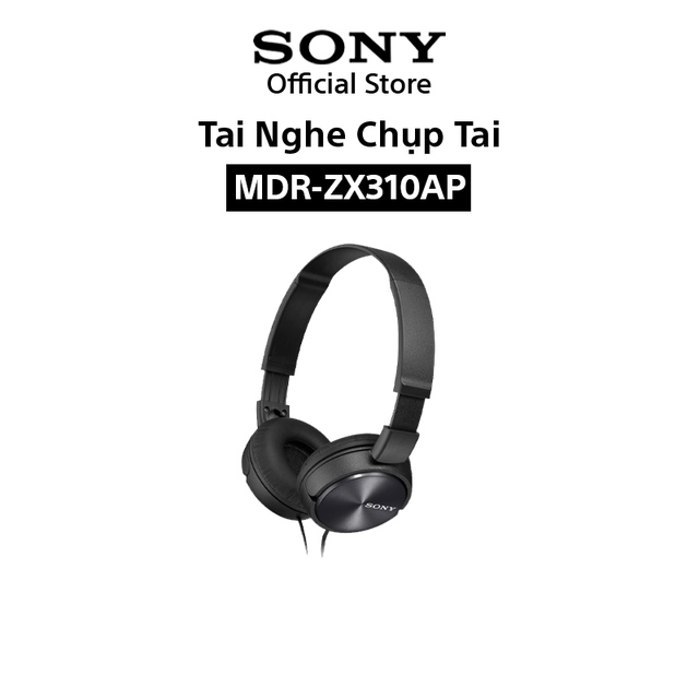 [Mã ELMALL300K giảm 5% đơn 500K] Tai nghe chụp tai Sony MDR ZX310AP - Hãng Chính Hãng