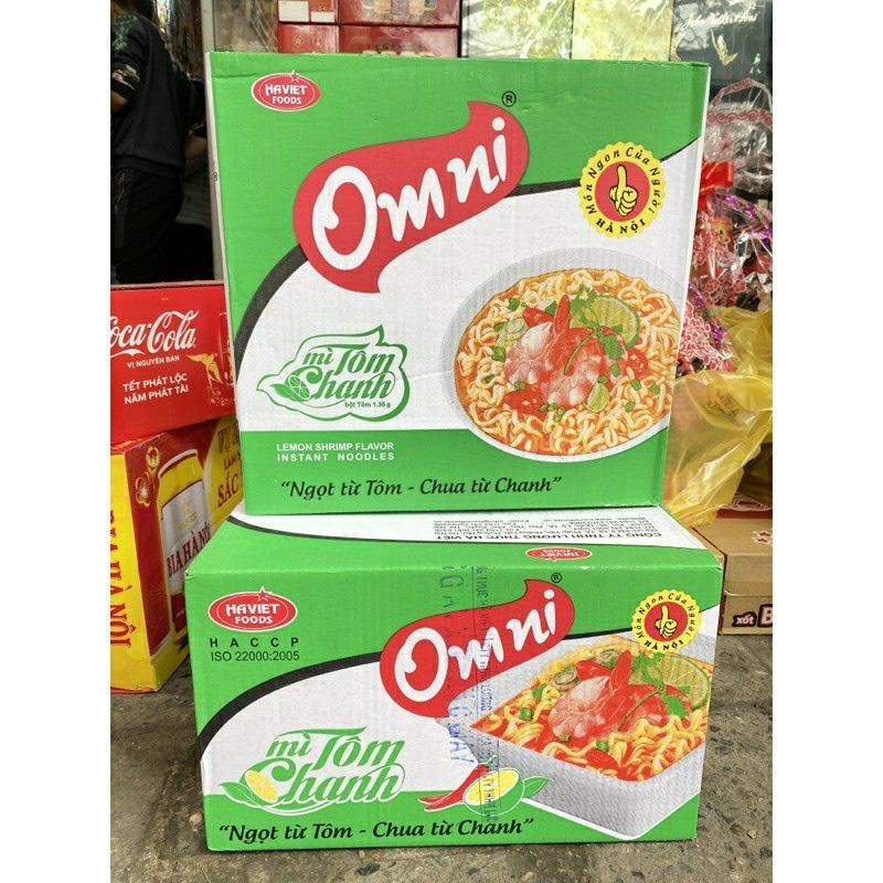 Thùng mì omni chanh 30 gói x 75g