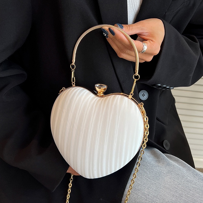 IELGY Túi Đeo Chéo mini Hình Trái Tim Thời Trang Dành Cho Nữ