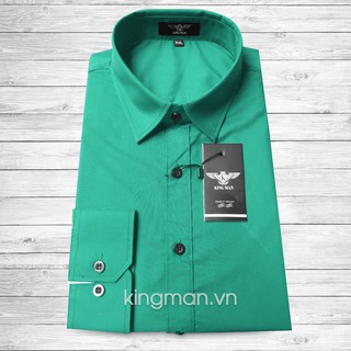 Sơ mi lụa trơn ngọc bích cực chất