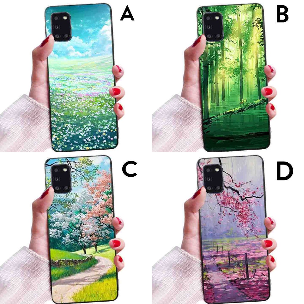 ỐP LƯNG DẺO SAMSUNG A31 ĐỦ DÒNG PHONG CẢNH SINH THÁI NÊN THƠ PHỦ BÓNG NHƯ GƯƠNG
