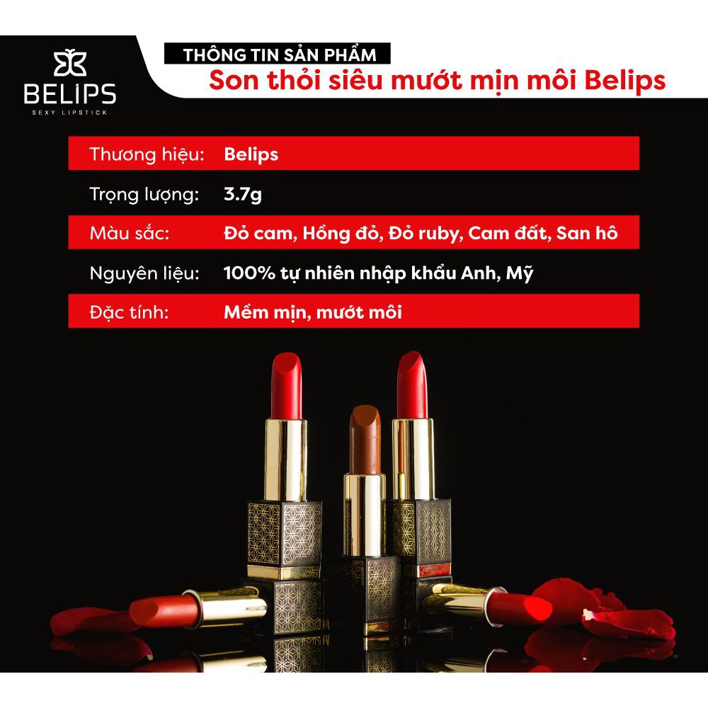 Son Thỏi Siêu Mướt Mềm Mịn Môi Belips Sexy Lipstick An Toàn Cho Cả Bà Bầu | BigBuy360 - bigbuy360.vn