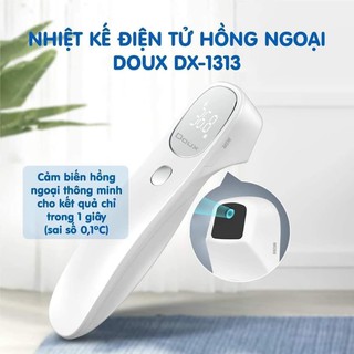 Nhiệt kế cảm biến hồng ngoại 3 chúc năng Doux