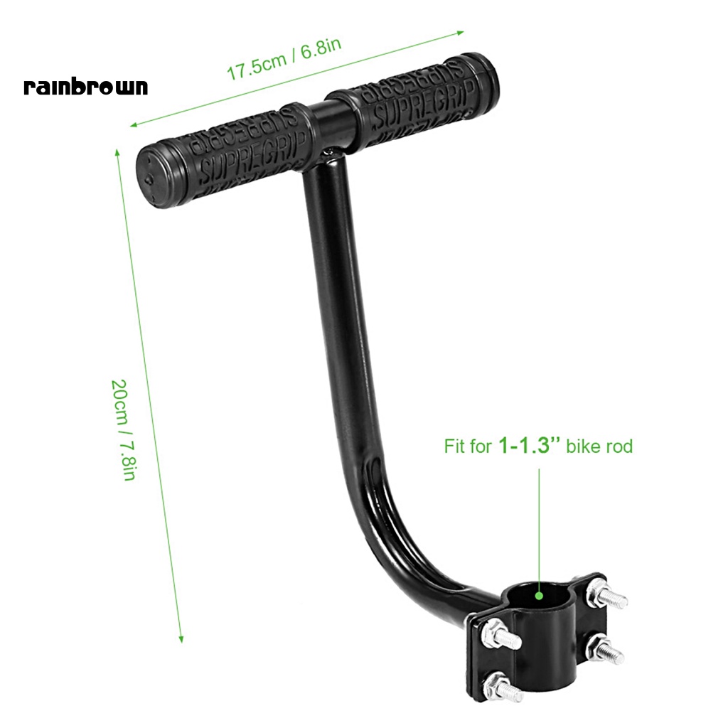 / Rb / Iron E-bike Tay Cầm Yên Sau Xe Đạp Có 4 Đinh Cố Định E-bike