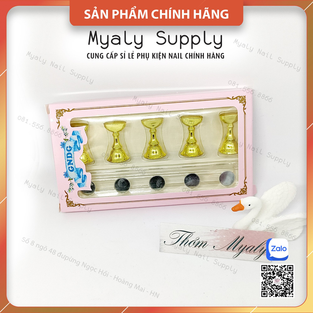 Đế Gắn Móng Giả Tập Vẽ Đế Thẳng Nam Châm Gắn Móng Mẫu Tập Sơn SP000222