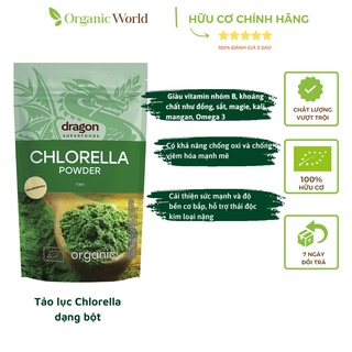 Bột tảo lục Chlorella hữu cơ Dragon Superfood 200g