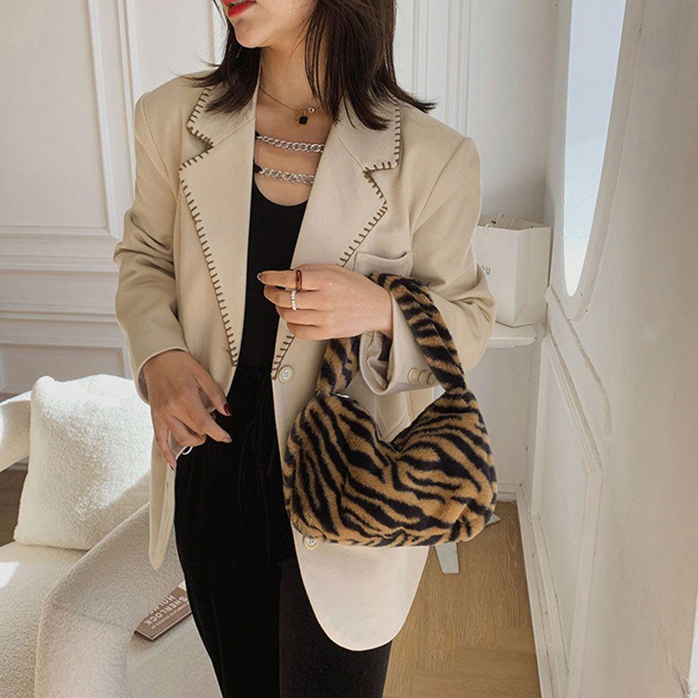 Túi Xách Đeo Vai Phủ Lông Mềm Cỡ Nhỏ Thời Trang Nữ MIHAN1
