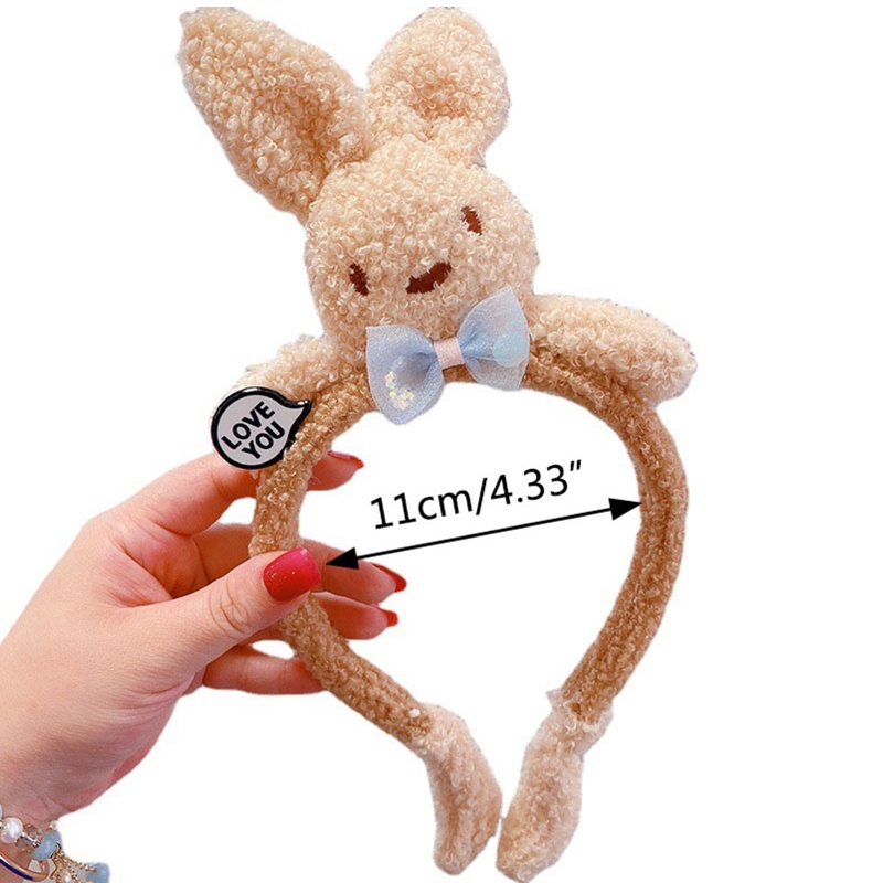 Flgo Băng Đô Cài Tóc Hình Gấu / Thỏ Trang Điểm Dự Tiệc Lễ Hội Cho Nữ Dec