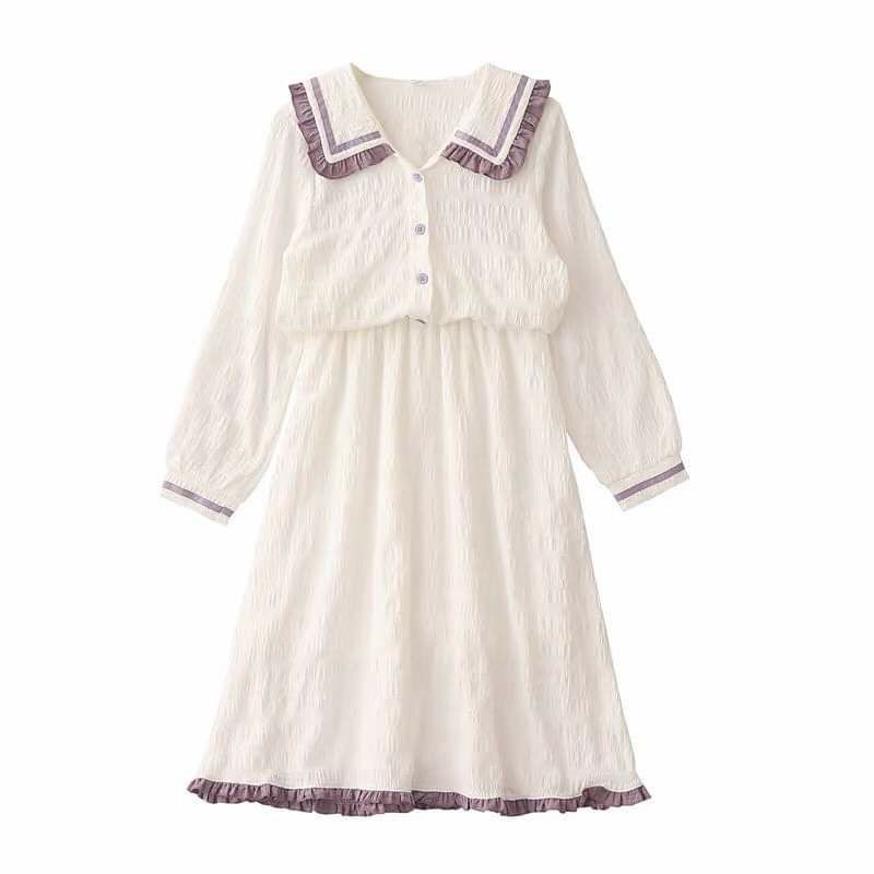 Order set váy ulzzang theo gam màu trắng 4227