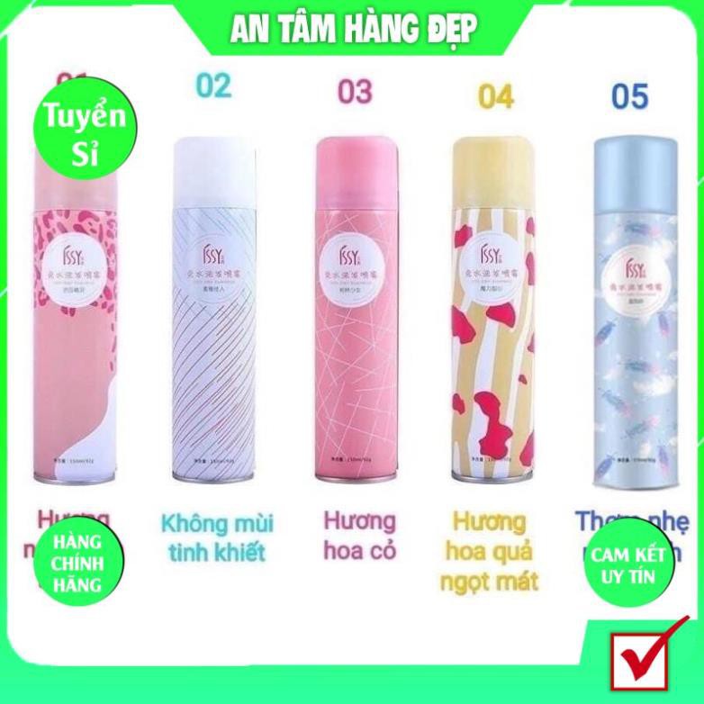 Dầu gội khô ISSY Hàng Chuẩn Nội Địa Mang Lại Mái Tóc Bồng Bềnh Suôn Mượt Chống Bết Tóc KING DC