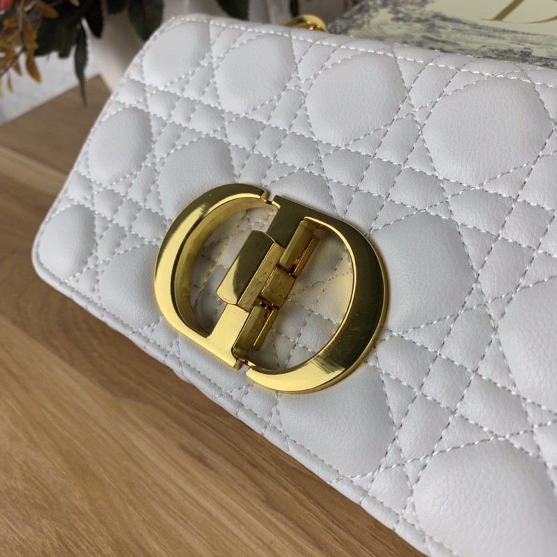 Túi xách Dior Caro màu trắng size 20cm