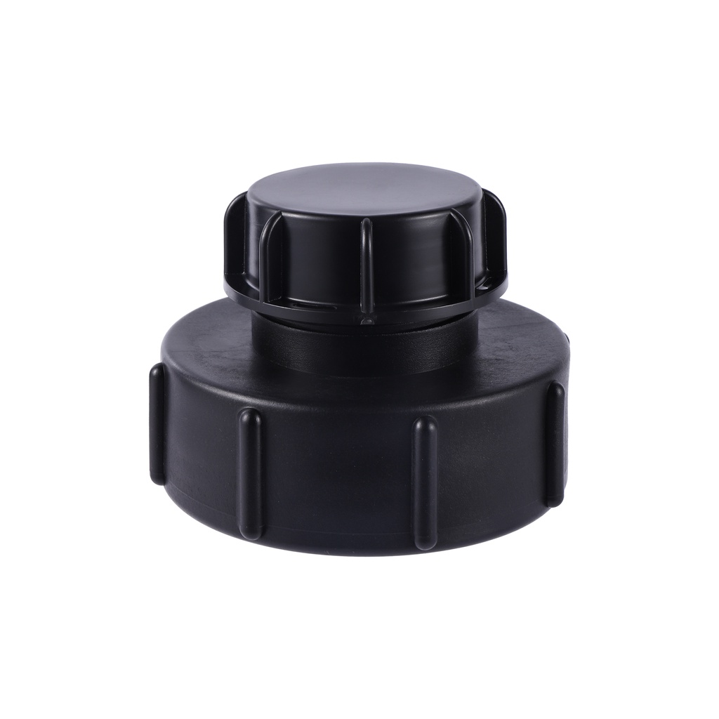 1 Đầu Nối Bể Chứa Nước IBC S100x8 Giảm Áp S60x6 IBC Màu Đen