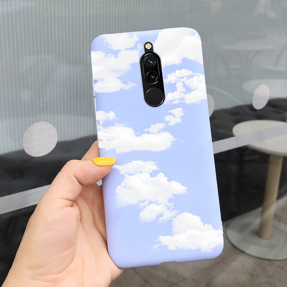 Ốp điện thoại tpu dẻo họa tiết hoạt hình dễ thương cho Xiaomi Redmi 8 8a Note 8 Pro