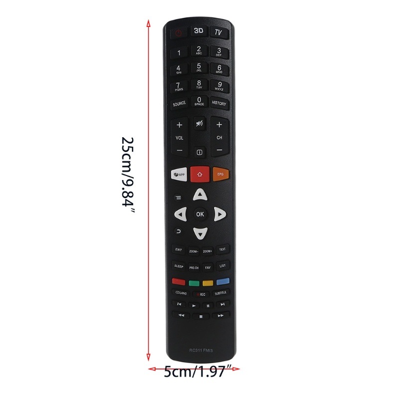 Điều Khiển Từ Xa Thay Thế RC311 Fmi3 Cho TCL 3d TV Fernbedienung
