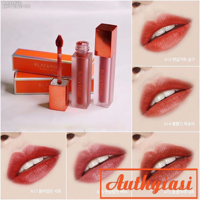 Son kem Black Rouge Air Fit Velvet Tint A13-A17 lì mịn (Version 3) | BigBuy360 - bigbuy360.vn