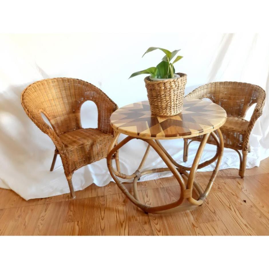 Đạo Cụ Chụp Hình Ghế mây đan tay màu tự nhiên siêu thỏa mái dành cho bé phong cách vintage, boho Có ảnh thật GIÁ RẺ