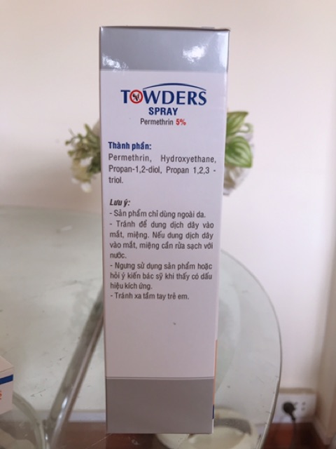 Towders spray 100ml - 150ml - Towder xịt ghẻ, xịt loại bỏ ký sinh trùng trên da