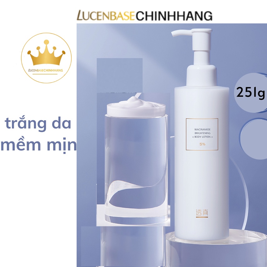 Dưỡng thể trắng da body lucenbase chính hãng 250 ml