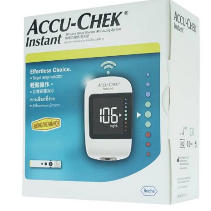 Combo Máy và que thử đường huyết Accu chek Instant