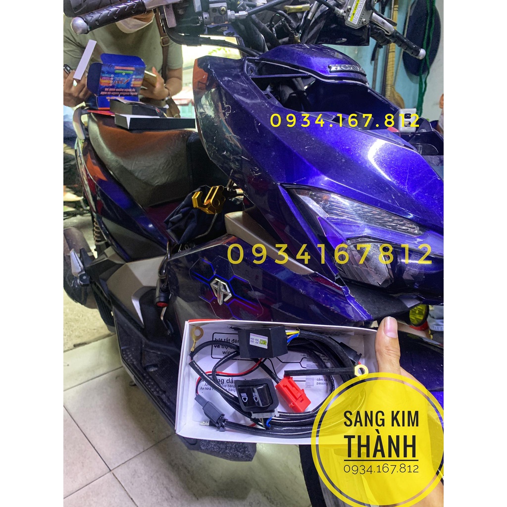 Mạch Passing Sh Xe HONDA AB 2016 2017 2018 2019 Và Trợ Sáng Tặng kèm Nút Passing Sh