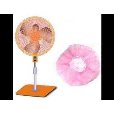 Lưới bọc quạt an toàn cho bé loại to có dây rút nhiều hình hoạt hình. ĐTCA