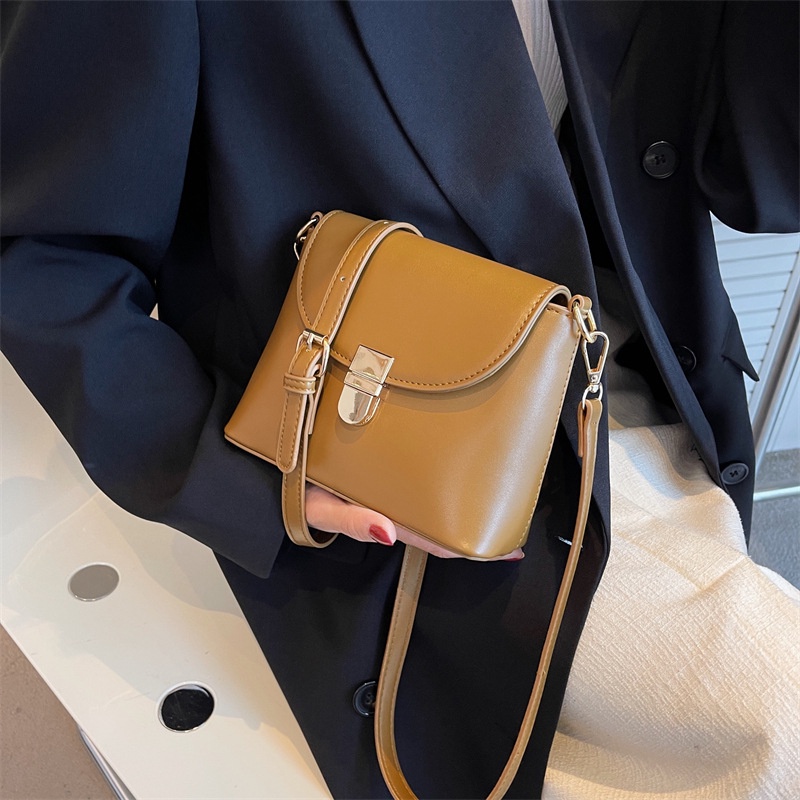 Túi Xách bucket Đeo Vai Phong Cách Thời Trang retro Dành Cho Nữ