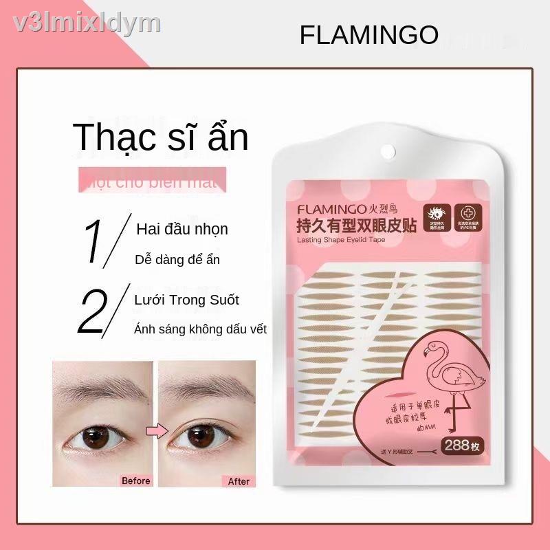 ❄♤Flamingo miếng dán mí mắt hai mí vô hình tự nhiên sưng phồng phồng rộp mắt kép lâu dài màu thịt hình ô liu | BigBuy360 - bigbuy360.vn