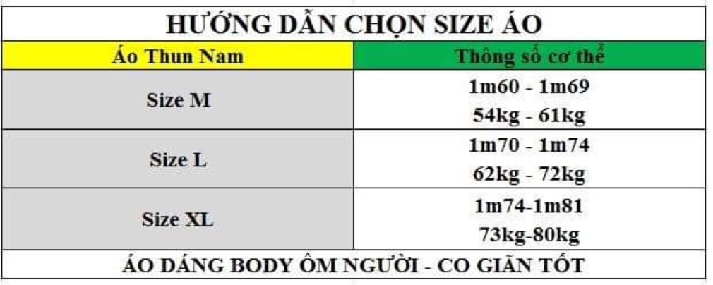 [Xả kho 3 ngày]Áo thun nam body cao cấp cotton co giãn 4 chiều chất mát | BigBuy360 - bigbuy360.vn