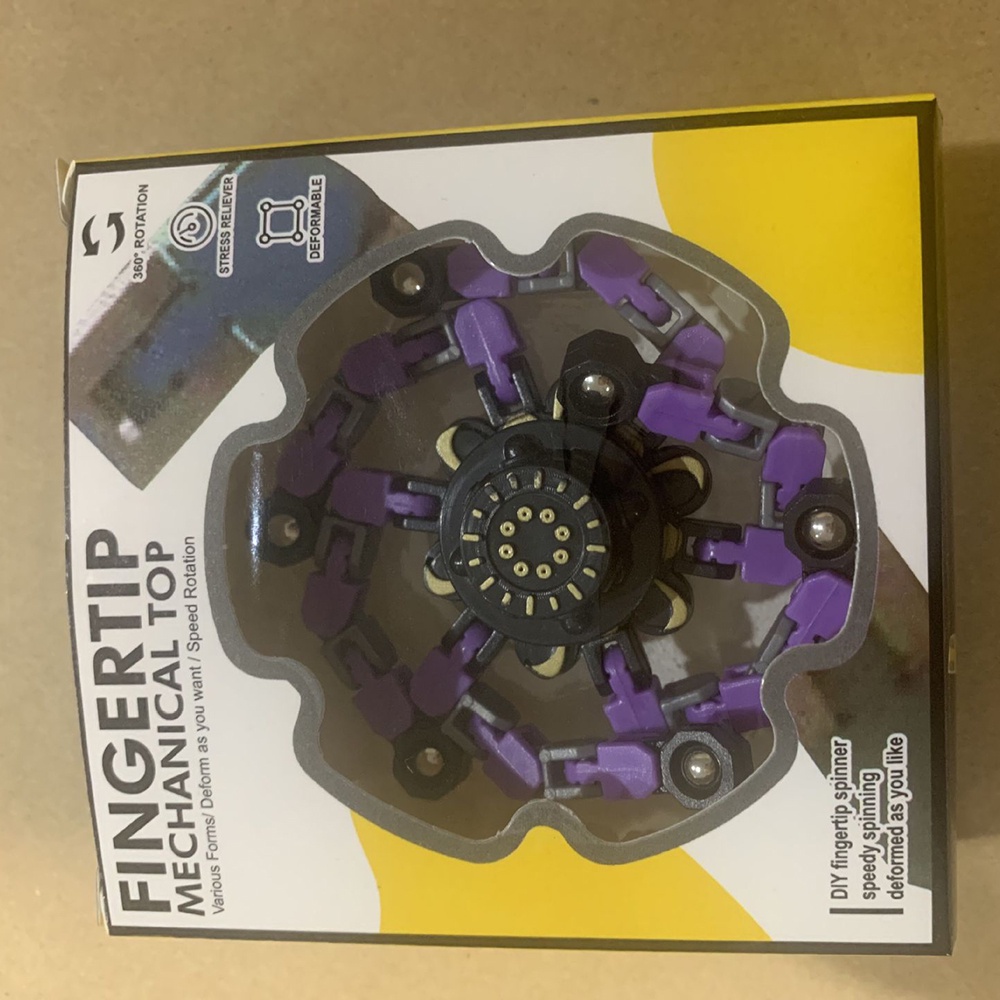 Con Quay Đồ Chơi Nam Châm Cơ Học Màu Đen Cho Bé Trai