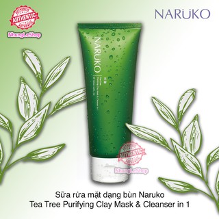 💖CHÍNH HÃNG💖 SỮA RỬA MẶT NARUKO ĐẤT SÉT TRÀM TRÀ 3in1 💖💖