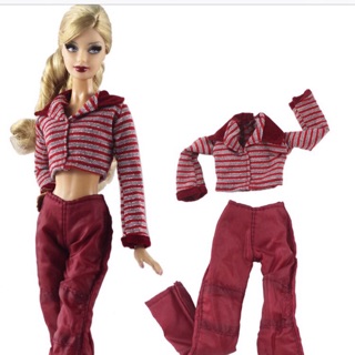 Quần áo búp bê - đỏ