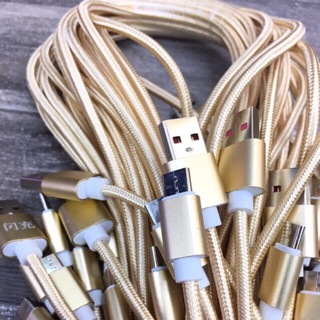 Dây sạc điện thoại IPHONE, Samsung bọc dù dài 3m