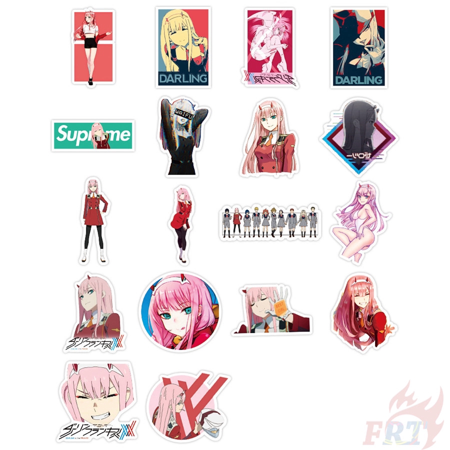 ❉ DARLING in the FRANXX - Series 02 Anime Stickers ❉ 50Pcs/Set Waterproof Fashion DIY Decals Doodle Stickers